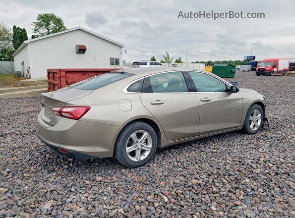 1G1ZD5ST1NF157338 2022 CHEVROLET MALIBU Желто-коричневый Задняя правая четверть