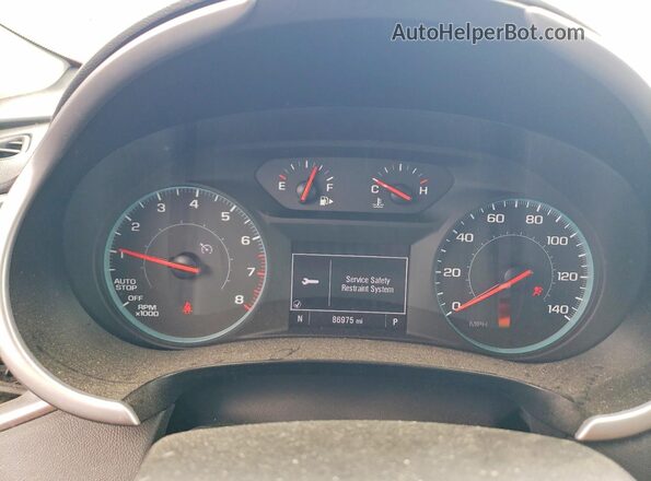1G1ZD5ST1NF157338 2022 CHEVROLET MALIBU Желто-коричневый Вид щитка приборов