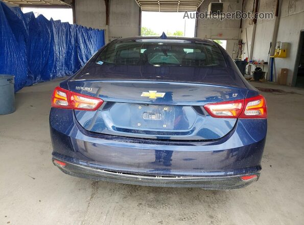 1G1ZD5ST1NF169103 2022 CHEVROLET MALIBU Синий Вид сзади