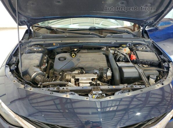1G1ZD5ST1NF169103 2022 CHEVROLET MALIBU Синий Вид задней части салона