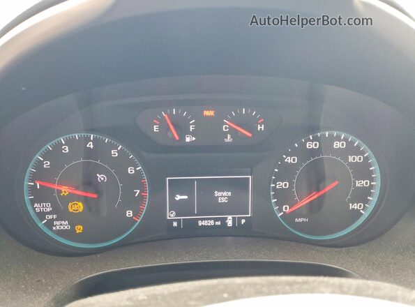 1G1ZD5ST1PF178015 2023 CHEVROLET MALIBU Black Вид щитка приладів