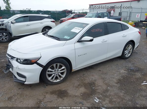 1G1ZD5ST2JF139957 2018 CHEVROLET MALIBU White წინა მარცხენა ხედი სამი მეოთხედიდან