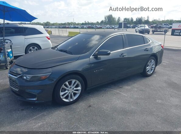 1G1ZD5ST2JF148917 2018 CHEVROLET MALIBU Gray წინა მარცხენა ხედი სამი მეოთხედიდან