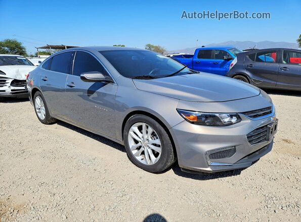 1G1ZD5ST2JF158802 2018 CHEVROLET MALIBU Gray Przód prawy