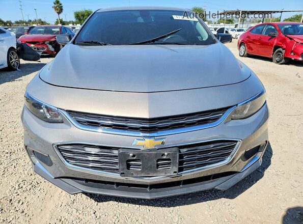 1G1ZD5ST2JF158802 2018 CHEVROLET MALIBU Gray Widok z przodu