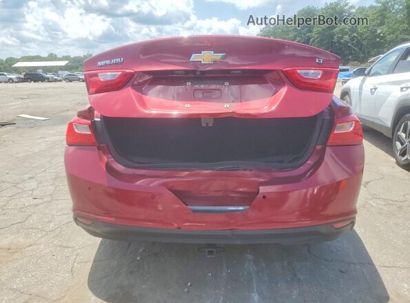 1G1ZD5ST2JF186356 2018 CHEVROLET MALIBU Red Widok z tyłu