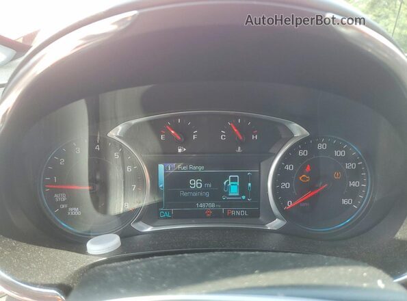 1G1ZD5ST2JF186356 2018 CHEVROLET MALIBU Red Widok zestawu wskaźników