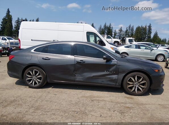 1G1ZD5ST2JF200644 2018 CHEVROLET MALIBU Gray Widok zestawu wskaźników