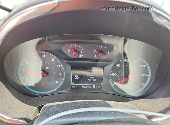 1G1ZD5ST2JF217623 2018 CHEVROLET MALIBU Gray ხელსაწყოთა პანელის ხედი