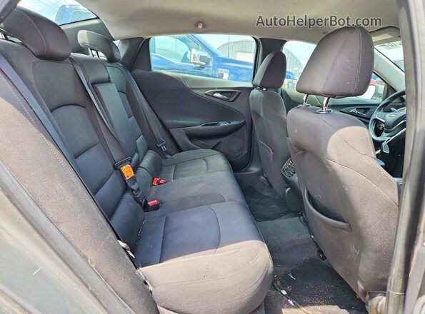 1G1ZD5ST2JF217623 2018 CHEVROLET MALIBU Gray უკანა სავარძლების ხედი