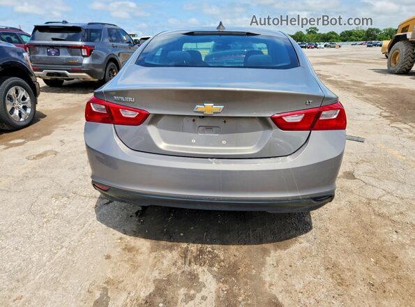 1G1ZD5ST2JF217623 2018 CHEVROLET MALIBU Gray უკანა ხედი