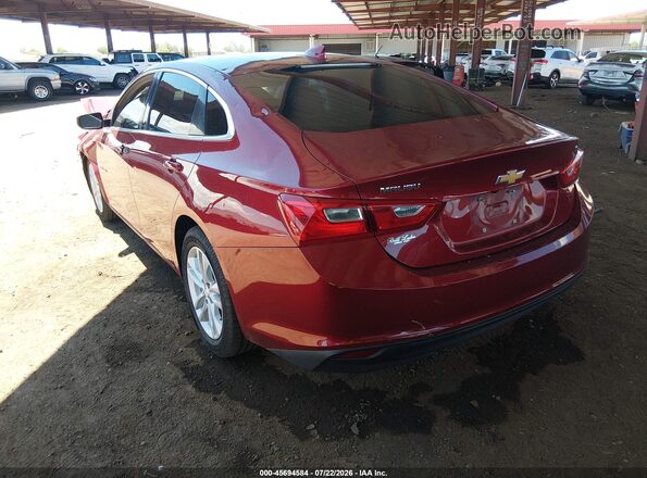 1G1ZD5ST2JF218559 2018 CHEVROLET MALIBU Red Trasero izquierdo