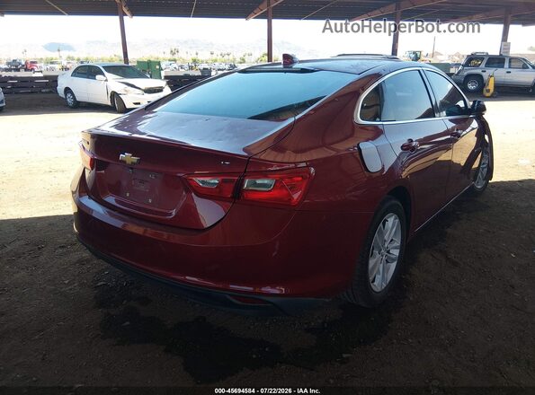 1G1ZD5ST2JF218559 2018 CHEVROLET MALIBU Red Trasero derecho