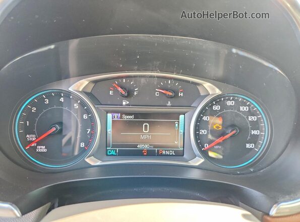 1G1ZD5ST2JF219338 2018 CHEVROLET MALIBU White ხელსაწყოთა პანელის ხედი