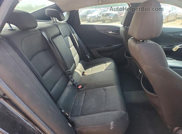 1G1ZD5ST2KF159692 2019 CHEVROLET MALIBU Black უკანა სავარძლების ხედი