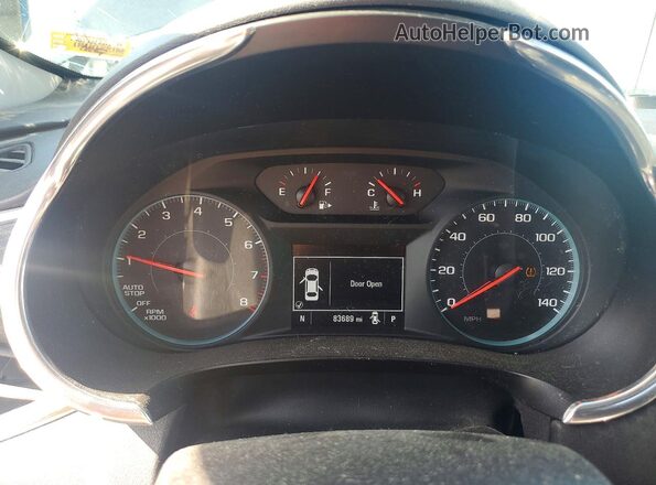1G1ZD5ST2LF023287 2020 CHEVROLET MALIBU Серый Вид щитка приборов