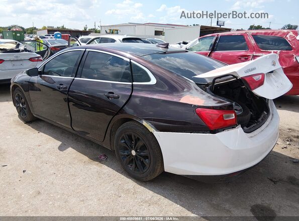 1G1ZD5ST2MF004563 2021 CHEVROLET MALIBU Бордовый Задняя левая четверть