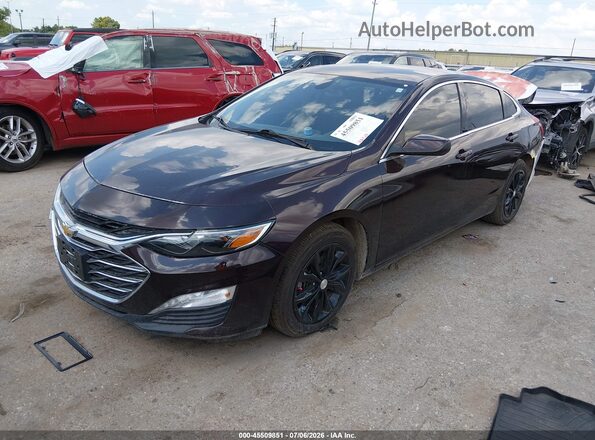 1G1ZD5ST2MF004563 2021 CHEVROLET MALIBU Бордовый Передняя левая четверть