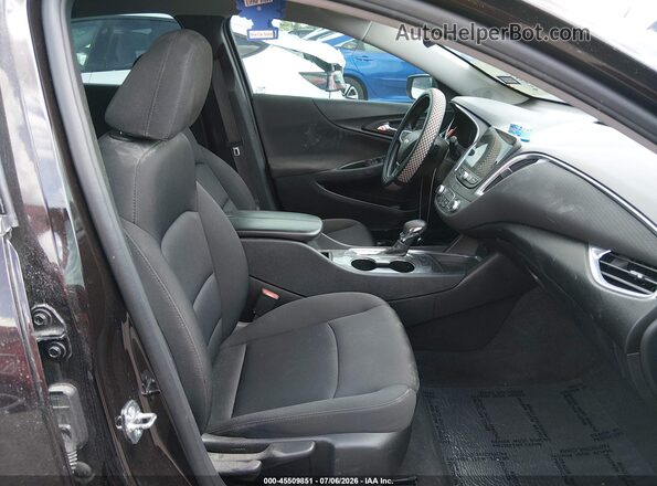 1G1ZD5ST2MF004563 2021 CHEVROLET MALIBU Бордовый Вид салона спереди