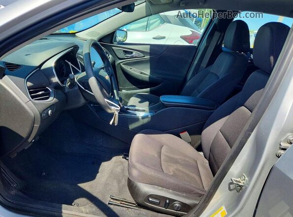1G1ZD5ST2MF073401 2021 CHEVROLET MALIBU Серебряный Вид салона спереди