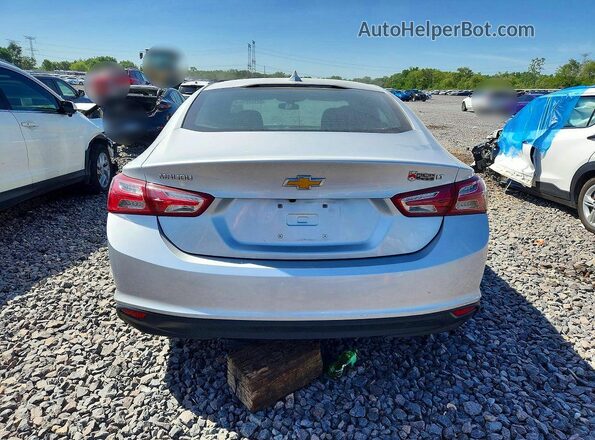 1G1ZD5ST2MF073401 2021 CHEVROLET MALIBU Серебряный Вид сзади