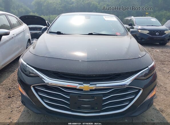 1G1ZD5ST2MF085144 2021 CHEVROLET MALIBU Black Front view