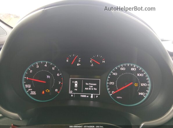 1G1ZD5ST2NF180689 2022 CHEVROLET MALIBU Gray Vista de los asientos traseros