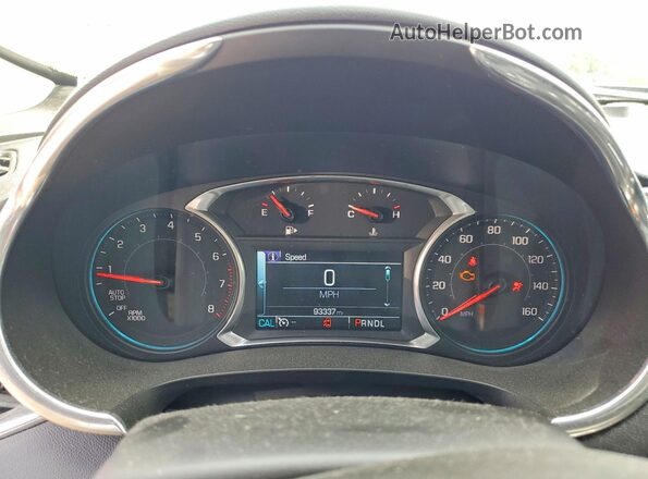 1G1ZD5ST3JF116364 2018 CHEVROLET MALIBU Blue ხელსაწყოთა პანელის ხედი