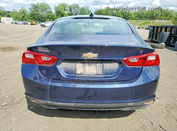 1G1ZD5ST3JF116364 2018 CHEVROLET MALIBU Blue უკანა ხედი