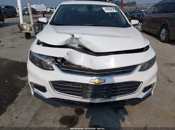1G1ZD5ST3JF139871 2018 CHEVROLET MALIBU White Instrument cluster view