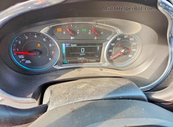 1G1ZD5ST3JF141863 2018 CHEVROLET MALIBU Серебряный Вид щитка приборов