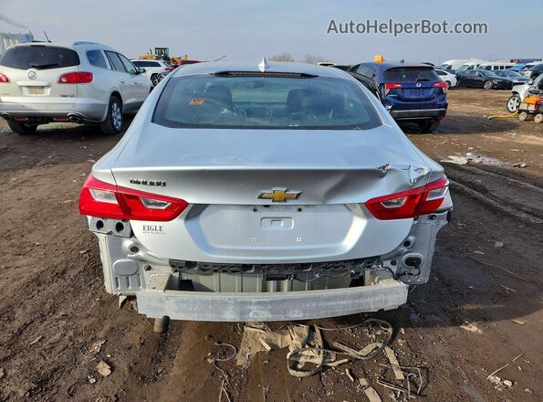 1G1ZD5ST3JF141863 2018 CHEVROLET MALIBU Серебряный Вид сзади