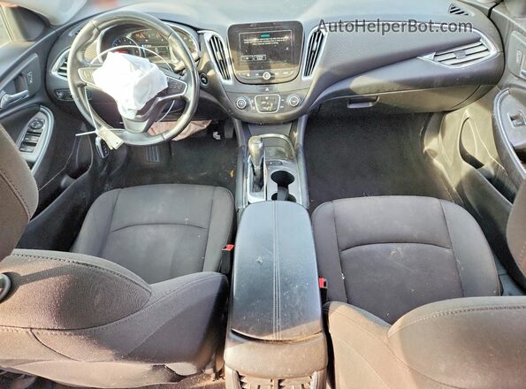 1G1ZD5ST3JF141863 2018 CHEVROLET MALIBU Серебряный Вид панели приборов