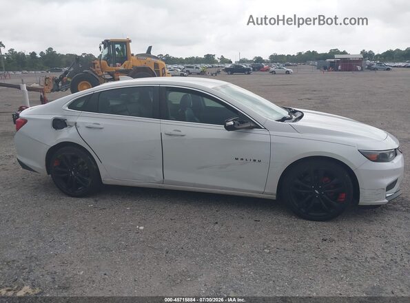 1G1ZD5ST3JF143693 2018 CHEVROLET MALIBU Белый Вид задней части салона