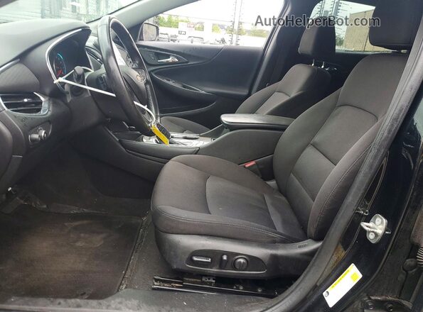 1G1ZD5ST3JF169467 2018 CHEVROLET MALIBU Black Front interior view