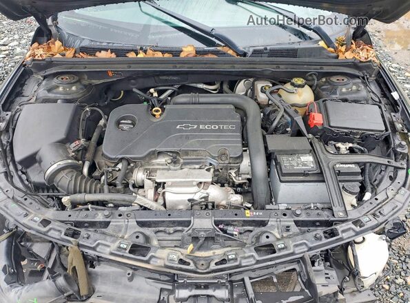 1G1ZD5ST3JF169467 2018 CHEVROLET MALIBU Black Rear interior view