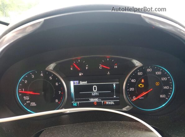 1G1ZD5ST3JF169467 2018 CHEVROLET MALIBU Black Instrument cluster view