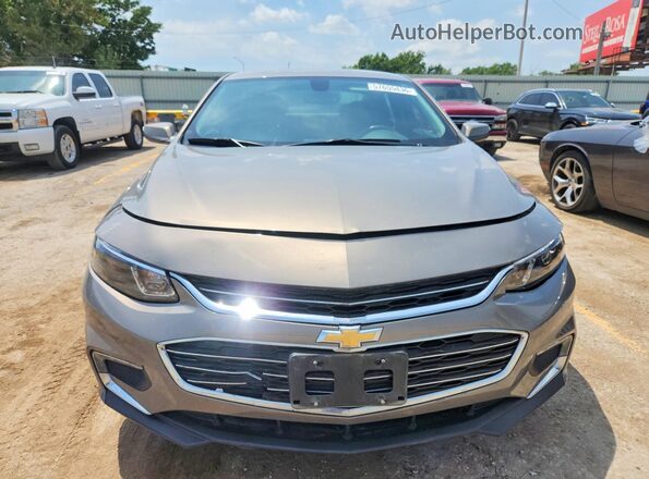1G1ZD5ST3JF183305 2018 CHEVROLET MALIBU Серый Вид спереди