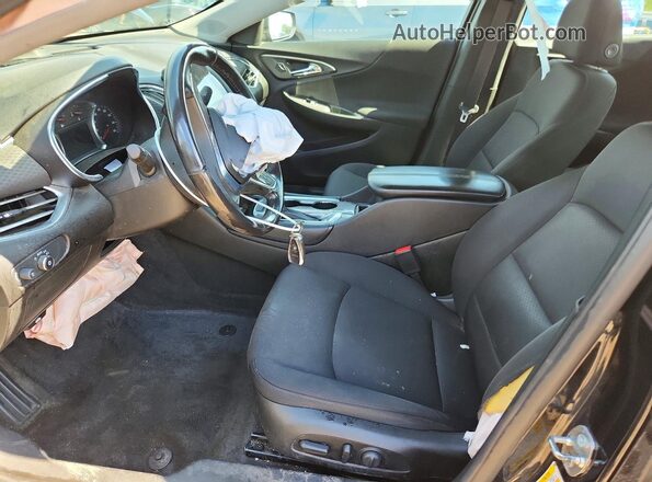 1G1ZD5ST3JF239971 2018 CHEVROLET MALIBU Черный Вид салона спереди