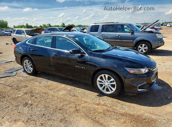 1G1ZD5ST3JF239971 2018 CHEVROLET MALIBU Черный Передняя правая четверть