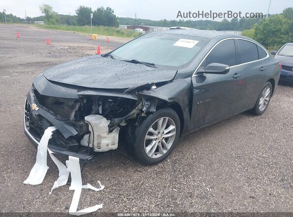 1G1ZD5ST3JF244409 2018 CHEVROLET MALIBU Black Przód lewy