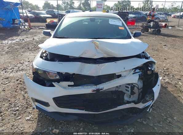 1G1ZD5ST3JF294467 2018 CHEVROLET MALIBU White Widok zestawu wskaźników