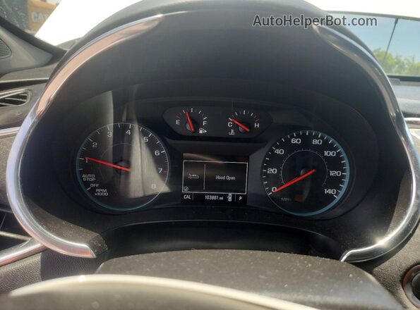 1G1ZD5ST3KF146367 2019 CHEVROLET MALIBU White Widok zestawu wskaźników
