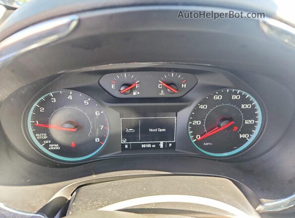 1G1ZD5ST3KF168322 2019 CHEVROLET MALIBU Black Widok zestawu wskaźników