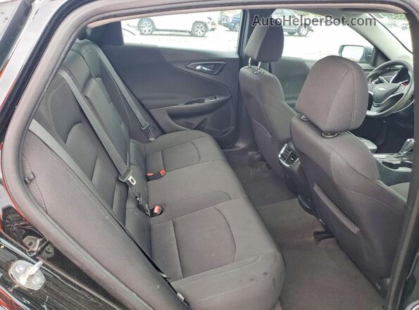 1G1ZD5ST3KF206583 2019 CHEVROLET MALIBU Black უკანა სავარძლების ხედი