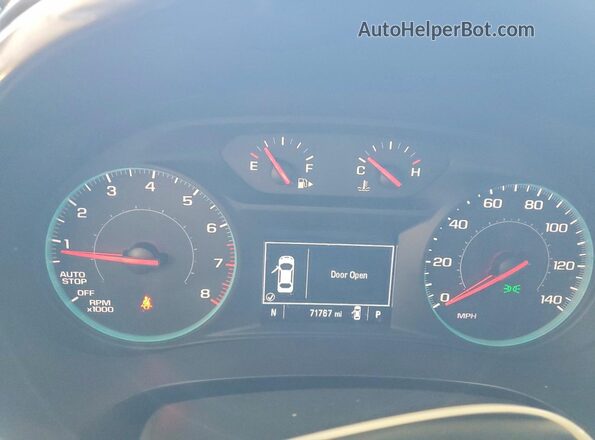 1G1ZD5ST3LF025128 2020 CHEVROLET MALIBU Blue Widok zestawu wskaźników