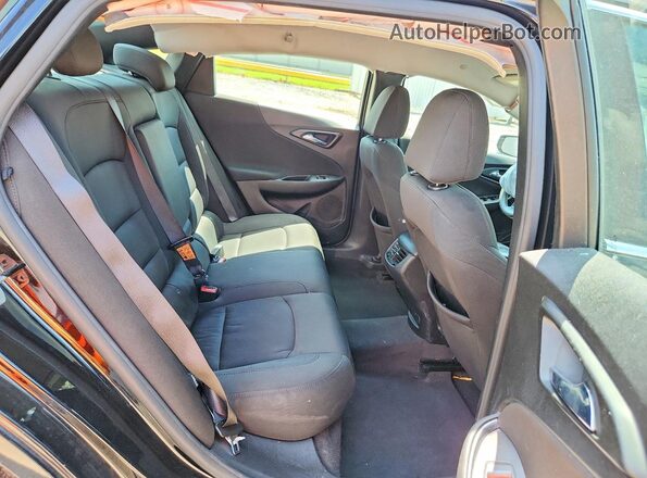 1G1ZD5ST3LF032712 2020 CHEVROLET MALIBU Black Rear seats view