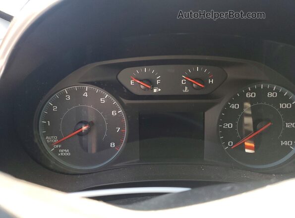 1G1ZD5ST3LF075110 2020 CHEVROLET MALIBU Blue Widok zestawu wskaźników
