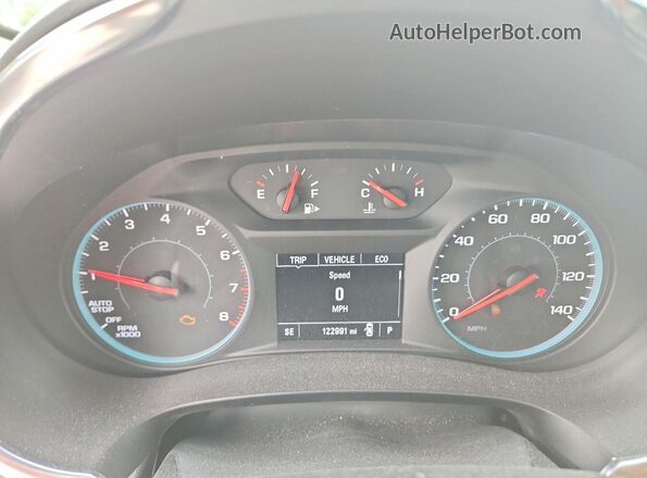 1G1ZD5ST3LF131630 2020 CHEVROLET MALIBU Белый Вид щитка приборов