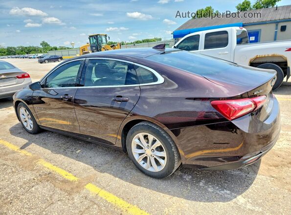 1G1ZD5ST3MF039385 2021 CHEVROLET MALIBU Бордовый Задняя левая четверть